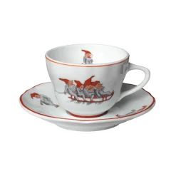 Porsgrunds Porselænsfabrik Nisseservise Kopp & Skål 15cl<PORSGRUNDS PORSELÆNSFABRIK Best