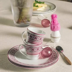 Porsgrunds Porselænsfabrik Ingrid Asjett 22cm Rosa<PORSGRUNDS PORSELÆNSFABRIK Hot