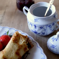 Porsgrunds Porselænsfabrik Bogstad Stråmønster Tallerken 27cm<PORSGRUNDS PORSELÆNSFABRIK Hot