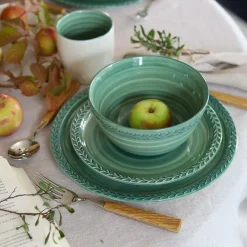 Porsgrunds Porselænsfabrik Pors Tallerken 21cm Grønn<PORSGRUNDS PORSELÆNSFABRIK New