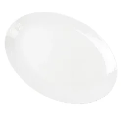 Porsgrunds Porselænsfabrik Bølge Hvitt Ovalt Serveringsfat 39cm<PORSGRUNDS PORSELÆNSFABRIK Online
