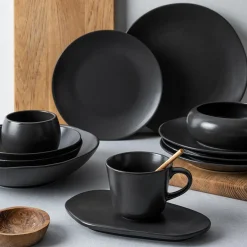 Porsgrunds Porselænsfabrik Natur Tallerken 26cm Matt Sort<PORSGRUNDS PORSELÆNSFABRIK Sale