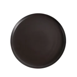 Porsgrunds Porselænsfabrik Natur Tallerken m/Kant 25cm Matt Sort<PORSGRUNDS PORSELÆNSFABRIK Clearance