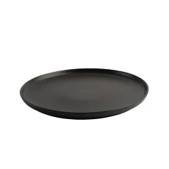 Porsgrunds Porselænsfabrik Natur Tallerken m/Kant 25cm Matt Sort<PORSGRUNDS PORSELÆNSFABRIK Clearance