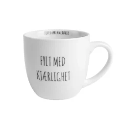 Porsgrunds Porselænsfabrik Hashtag Krus 38 cl Fylt Med Kjærlighet<PORSGRUNDS PORSELÆNSFABRIK New