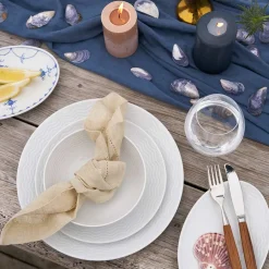 Porsgrunds Porselænsfabrik Bølge Hvitt Tallerken 27 cm<PORSGRUNDS PORSELÆNSFABRIK