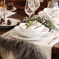 Porsgrunds Porselænsfabrik Sense Flat Tallerken 22cm 4pk<PORSGRUNDS PORSELÆNSFABRIK