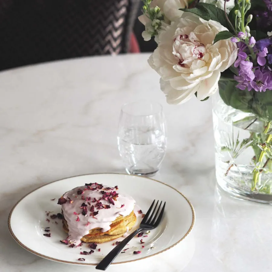 Porsgrunds Porselænsfabrik Nathalie Gull Tallerken Flat 20 cm<PORSGRUNDS PORSELÆNSFABRIK Discount