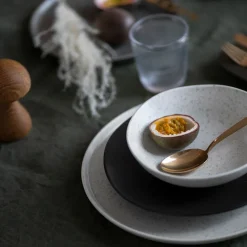 Porsgrunds Porselænsfabrik Natur Tallerken m/kant 25cm Lys Granitt<PORSGRUNDS PORSELÆNSFABRIK Online