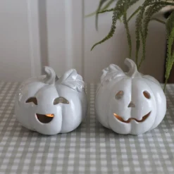 Porsgrunds Porselænsfabrik Gresskar Lyslykt Keramikk 15x14,5cm<PORSGRUNDS PORSELÆNSFABRIK Clearance