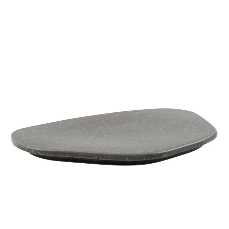 Porsgrunds Porselænsfabrik Natur Asjett 24cm Mørk Granitt<PORSGRUNDS PORSELÆNSFABRIK Outlet