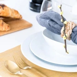 Porsgrunds Porselænsfabrik Hvitt Asjett 20,5cm<PORSGRUNDS PORSELÆNSFABRIK Outlet