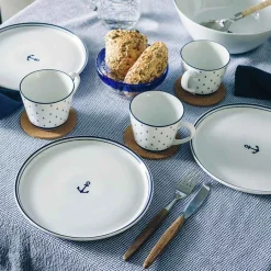 Porsgrunds Porselænsfabrik Maritim Tallerken 22cm<PORSGRUNDS PORSELÆNSFABRIK Hot