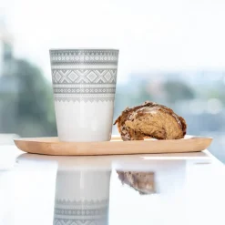 Porsgrunds Porselænsfabrik Marius Mariuskrus Maud 2pk Grå<PORSGRUNDS PORSELÆNSFABRIK Discount