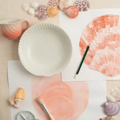 Porsgrunds Porselænsfabrik Kamskjell Dyp Tallerken 22cm Blek Sand<PORSGRUNDS PORSELÆNSFABRIK Sale