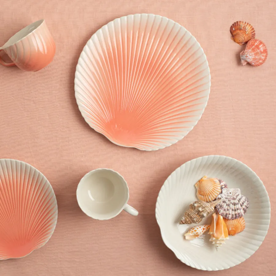 Porsgrunds Porselænsfabrik Kamskjell Dyp Tallerken 22cm Blek Sand<PORSGRUNDS PORSELÆNSFABRIK Sale