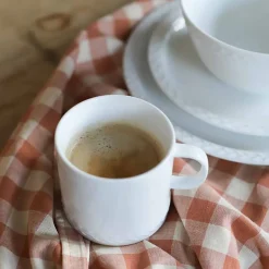 Porsgrunds Porselænsfabrik Pors Krus 35cl Hvit<PORSGRUNDS PORSELÆNSFABRIK New