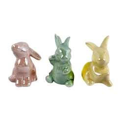 Påskeharer 3pk i Pastellfarger<SEASONS Hot