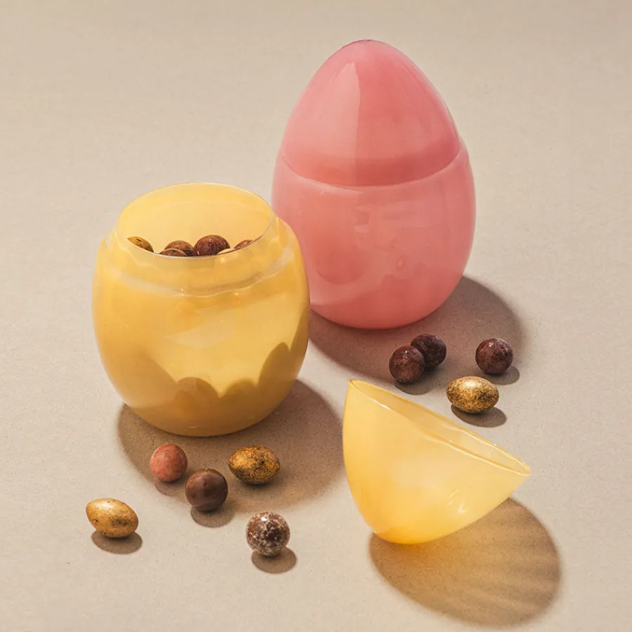 Påskepynt Glassegg fra<HADELAND GLASSVERK Best