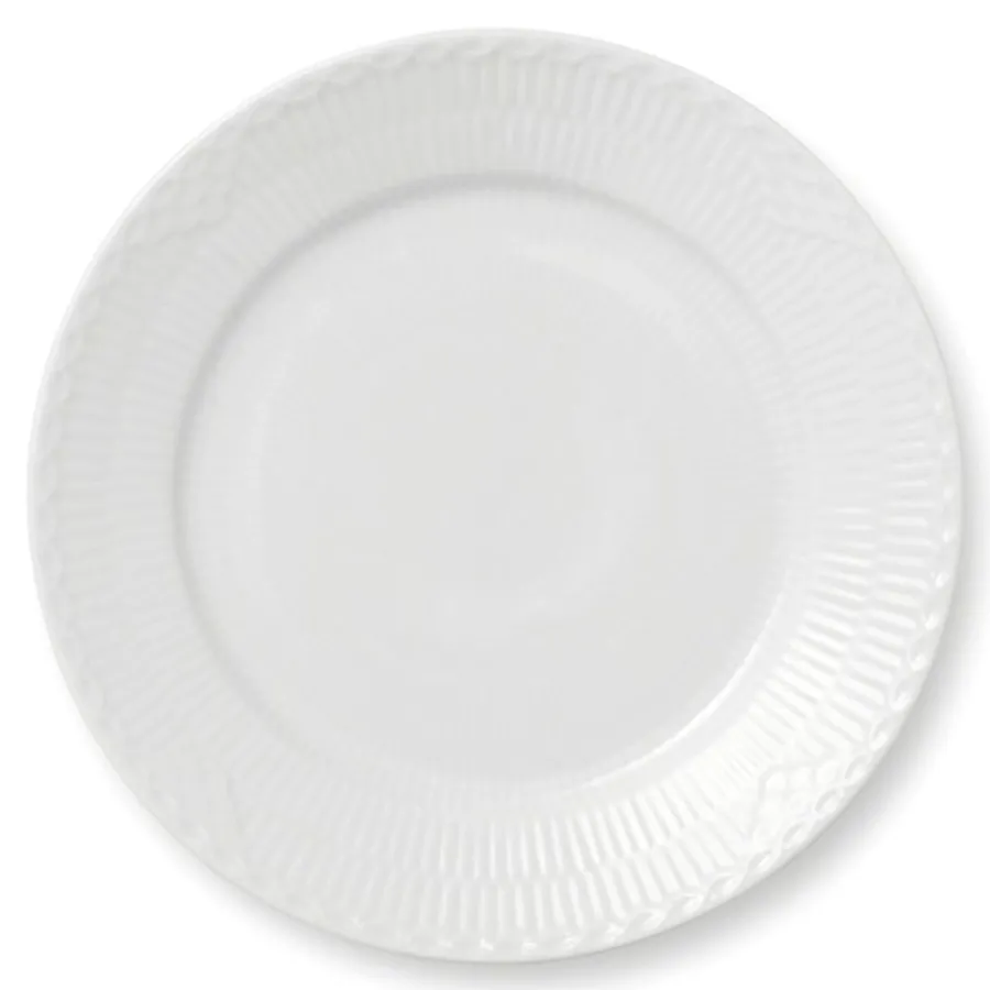 Hvit Halvblonde Asjett 22cm<ROYAL COPENHAGEN New