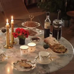 Stjerne Riflet Jul Serveringskopp 2 pk<ROYAL COPENHAGEN Outlet