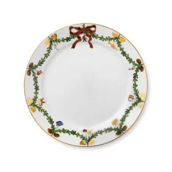 Stjerneriflet Jul Tallerken 27cm<ROYAL COPENHAGEN Outlet
