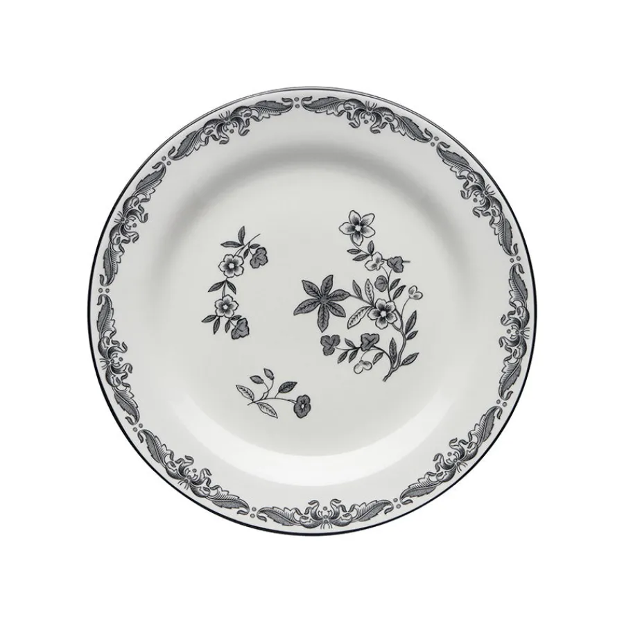 Rørstrand Ostindia Svart Tallerken 21cm<RÖRSTRAND Discount
