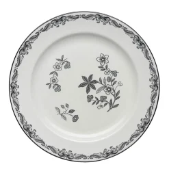 Rørstrand Ostindia Svart Tallerken 27cm<RÖRSTRAND Outlet