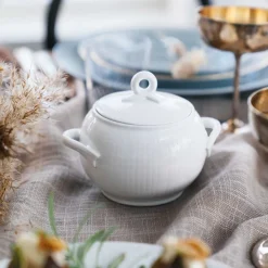 Rörstrand Swedish Grace Snø Skål m/Lokk 40cl<RÖRSTRAND Hot