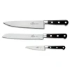 Licorne Knivsett 3 Kniver Stål/Svart<SABATIER Clearance