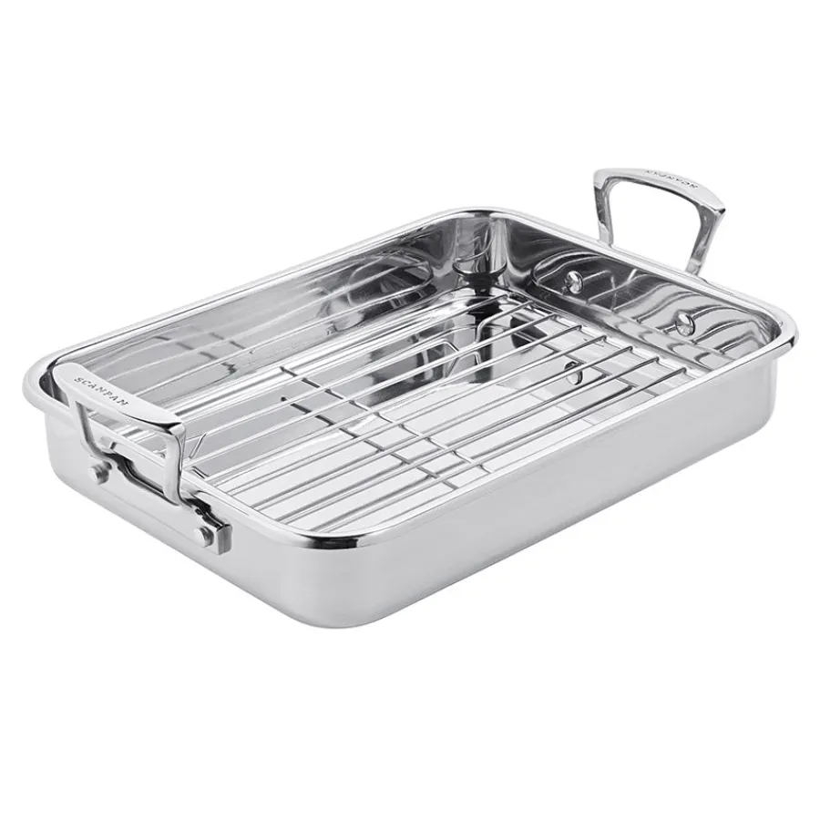 Impact Langpanne med Rist 5L<SCANPAN Outlet