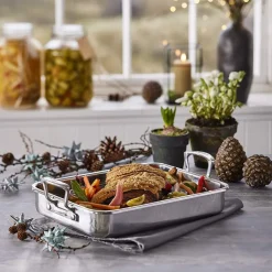 Impact Langpanne med Rist 5L<SCANPAN Outlet