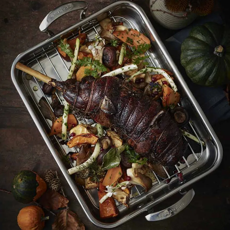 Impact Langpanne med Rist 5L<SCANPAN Outlet