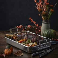 Impact Langpanne med Rist 5L<SCANPAN Outlet