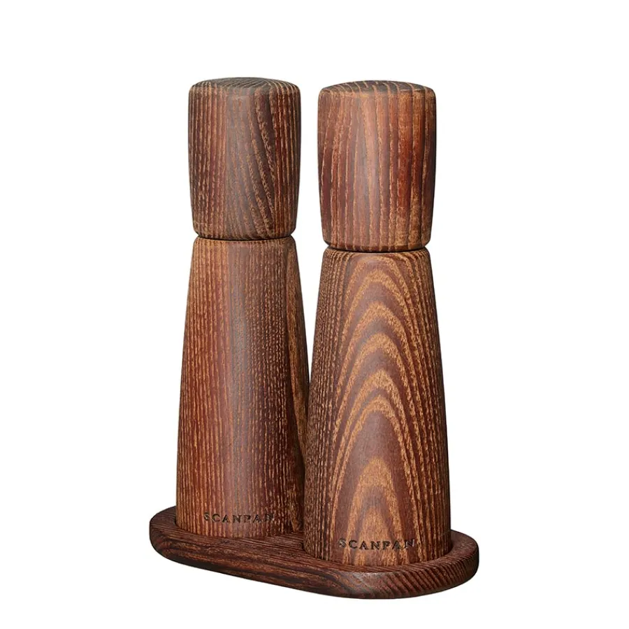 Salt & Pepperkvern m/brett Karbonisert Aske 18cm<SCANPAN Sale