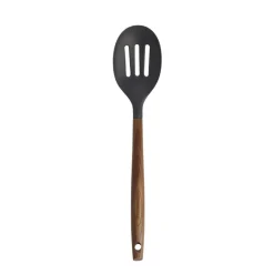 Serveringsskje m/Riller 31cm Karbonisert Ask<SCANPAN Clearance
