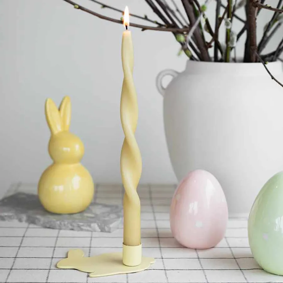 Easter Collection Egg m/Blomster 11cm Rosa<SEASONS