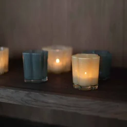 Easter Collection Lyslykt Blomst 8,5x7,5cm Gul<SEASONS New