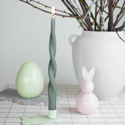 Easter Collection Lysestake Hare 12,5cm Grønn<SEASONS New