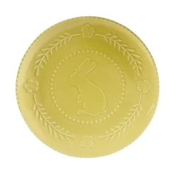 Easter Collection Tallerken m/Hare 21cm Gul<SEASONS Sale