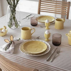 Easter Collection Tallerken m/Hare 21cm Gul<SEASONS Sale