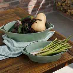 Fall Collection Ildfaste Former Oval 2pk 30cm/40cm Grønn<SEASONS