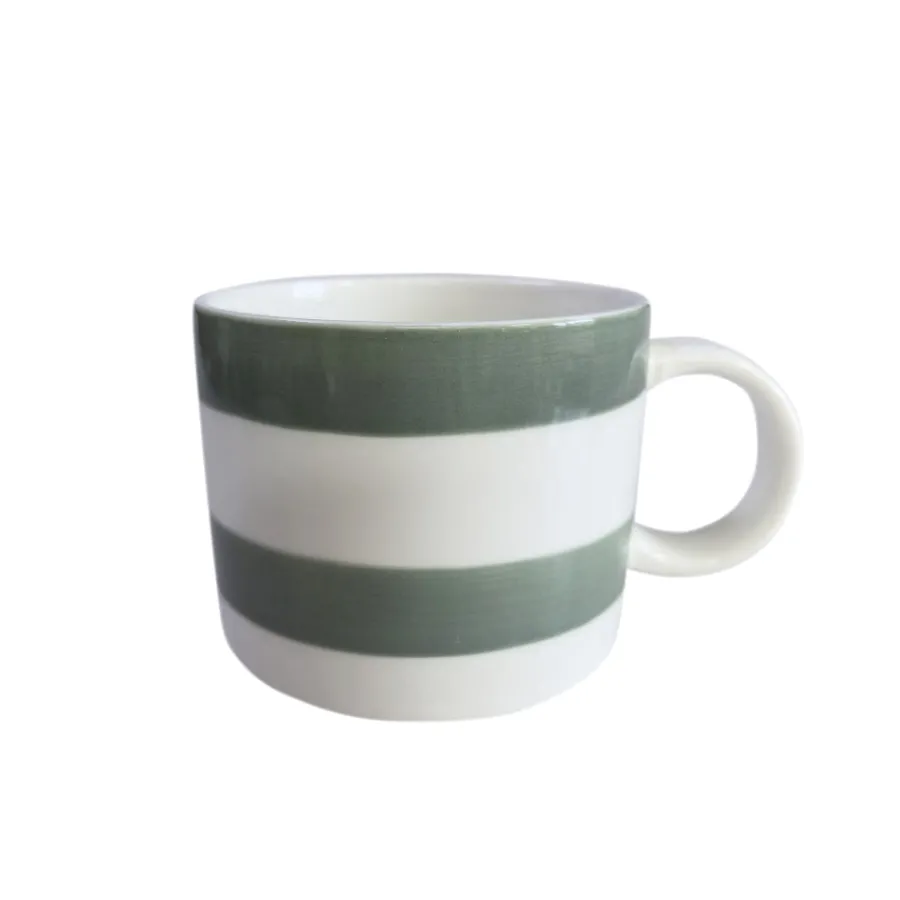 Fall Collection Krus 28cl Liggende Striper Grønn<SEASONS Outlet