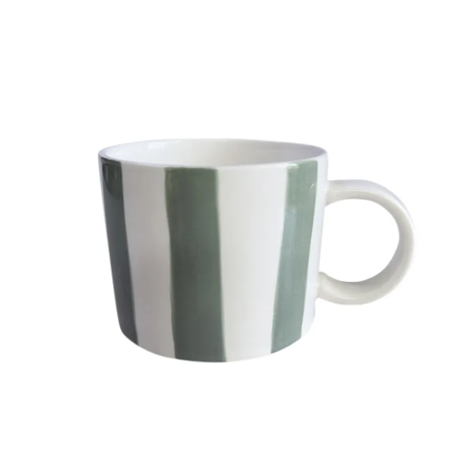 Fall Collection Krus 28cl Stående Striper Grønn<SEASONS Best
