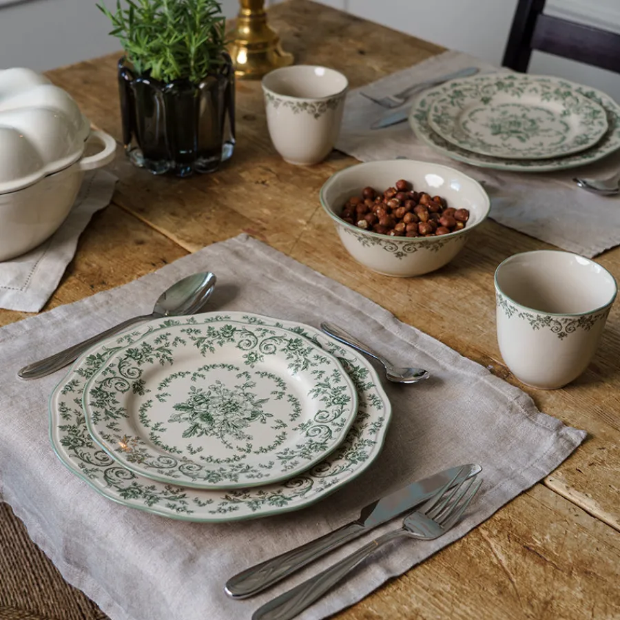 Fall Collection Tallerken 21cm Grønn Print<SEASONS Online