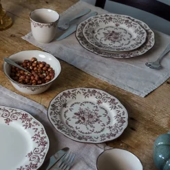 Fall Collection Tallerken 21cm Burgunder<SEASONS Clearance