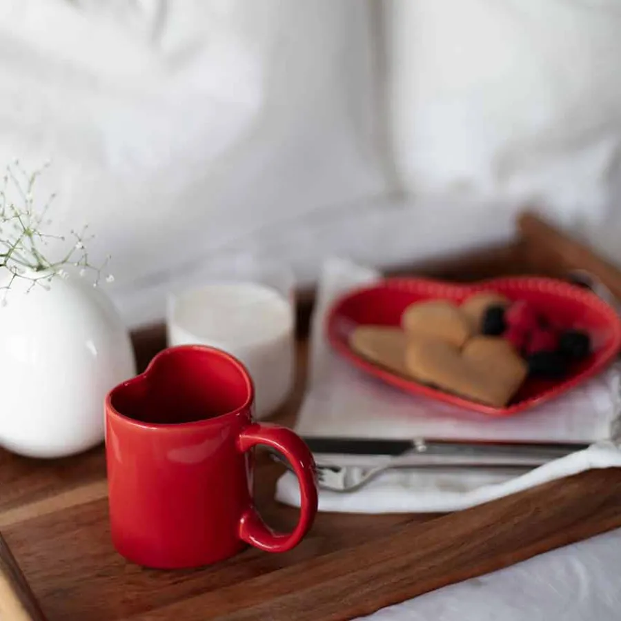 Love Collection Krus Hjerteform 32cl Rød<SEASONS Online