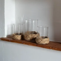 Summer Collection Lyslykt Sylinder m/Flette 19cm<SEASONS Clearance