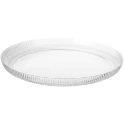 Summer Collection Tallerken m/Riller 25cm Klar<SEASONS Hot