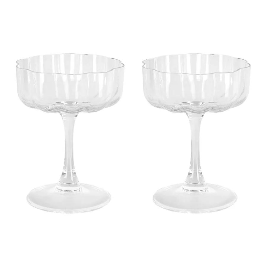 Summer Collection Champagneskåler Blomst 25cl 2pk<SEASONS Outlet